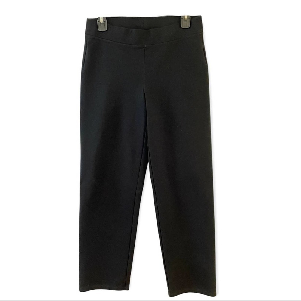 EILEEN Fisher Black Pull On Leggings Size Petite Small